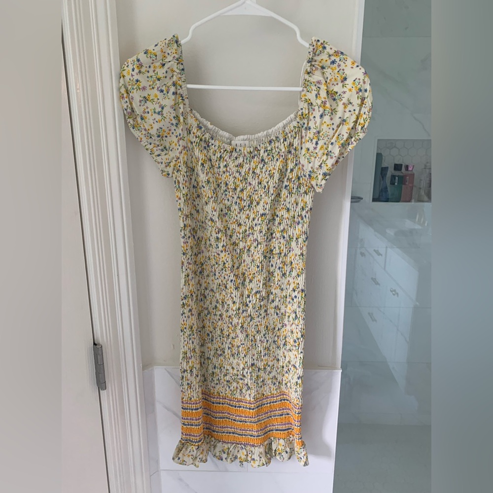 Lost + Wander smoked dress